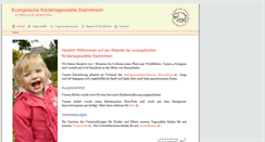 Desktop Screenshot of ev-kita-stammheim.de